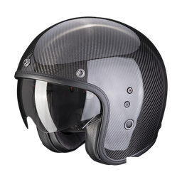 Casco Scorpion Belfast Evo Carbon Liso Negro