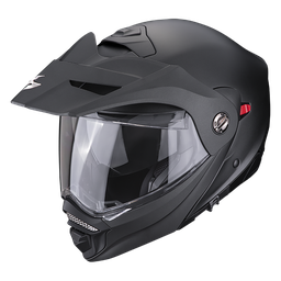 Casco Scorpion Adx-2 Liso Mate Perla Negro