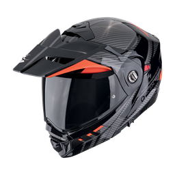 Casco Scorpion Adx-2 Lewis Negro-Rojo