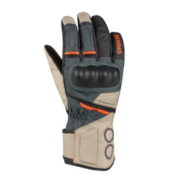 Guantes Bering Siberia Mujer Beige/Gris/Naranja