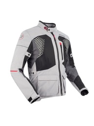 Chaqueta Bering Bakundu Gris/Negro/Rojo