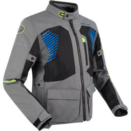 Chaqueta Bering Bakundu Gris/Negro/Azul