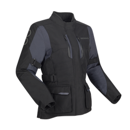 Chaqueta Bering Siberia Mujer Negro/Gris