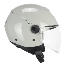 Casco Jet CGM 167A FLO Mono Gris Perla Larga
