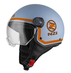 Casco Jet NZI Capital Vision Wilder Azul Mate