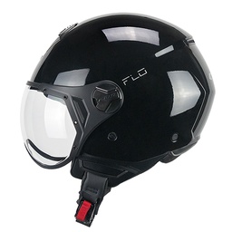 Casco Jet CGM 167A FLO Mono Negro Perfilada