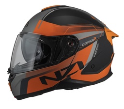 Casco Modular NZI Combi 3 Duo Daily Negro Naranja Antracita Mate