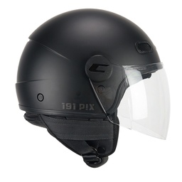 Casco Jet CGM 191A PIX Mono Negro Mate Larga