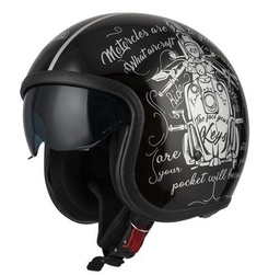 Casco Jet NZI Rolling 4 Sun Tank Plata