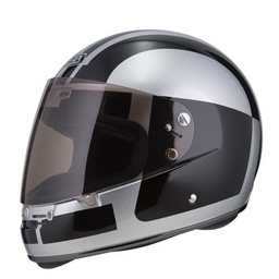 Casco Integral NZI Street Track 4 Comando Plata Mate