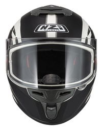 Casco Integral NZI Trendy 3 Stream Elegance Blanco Negro Tintada S Mate Transparente + Tintada Visera