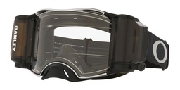 Gafas OAKLEY Airbrake MX - Tuff Blocks Black Gunmetal Race-Ready Roll-Off / Lente transparente Negro