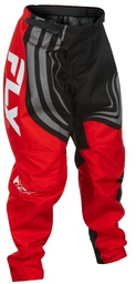 Pantalón infantil FLY RACING F-16 - Negro / Rojo / Blanco