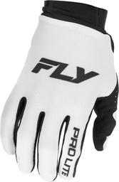 Guantes FLY RACING Pro Lite - blanco/negro