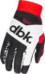 Guantes FLY RACING Pro Lite DBK - negro/blanco/rojo