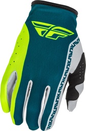 Guantes FLY RACING Lite - gris/Lime/Teal
