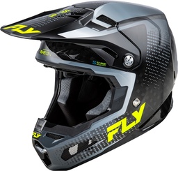 Casco FLY RACING Formula S Carbon Protocol - Carbono negro / Gris / Hi-Vis