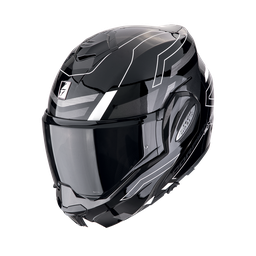 Casco Scorpion Exo-Tech Evo Conquer Negro-Blanco
