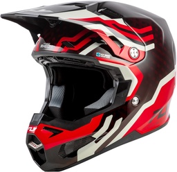 FLY RACING Casco FLY RACING Formula S Carbon Byte - Red Carbon/gris - L Gris & Rojo & Rojo