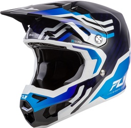 FLY RACING Casco FLY RACING Formula S Carbon Byte - Blue Carbon/blanco - XL Azul & Azul & Blanco