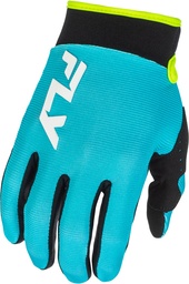 FLY RACING Guantes FLY RACING F-16 - Aqua/negro/blanco - L Azul & Blanco & Azul claro