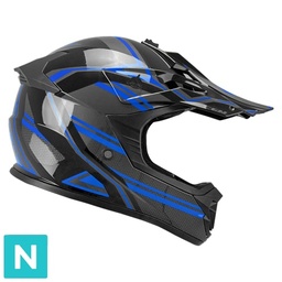 Casco Infantil CGM 267G Dirt-x Fury Negro Gris Azul