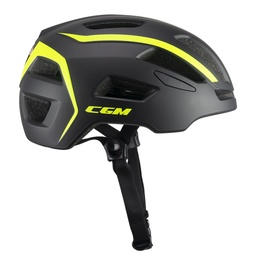 Casco CGM 854G Viale Bico Grafito Amarillo Flúor Mate
