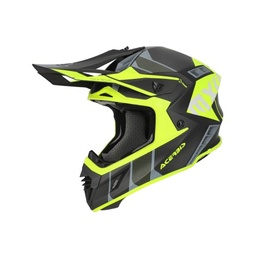 Casco Acerbis X-Track 2206 Negro/Fluo Amarillo