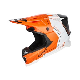 Casco Acerbis T711 Naranja Flou/Negro