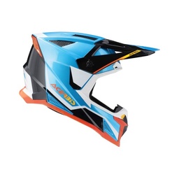 Casco Acerbis T711 Claro Azul/Blanco